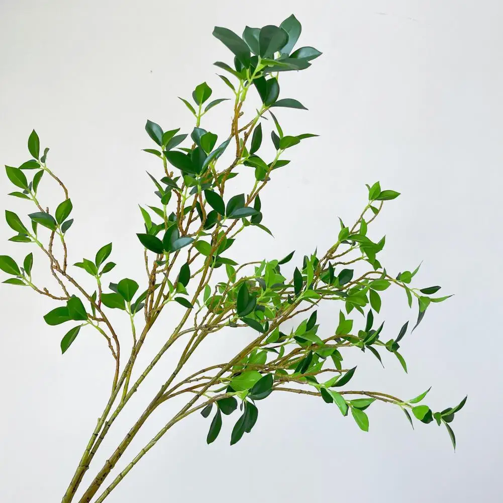 Piante Artificiali Rami Di Eucalipto 3 Pezzi Altezza 80 Cm Per Decorazione Casa E Ufficio