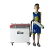 Laser Cleaning Machine for Graffiti Rust Oil Ink Oxide Removal 100W 200W Pulse Laser Rust Removal Machine Portable Laser Cleaner 2