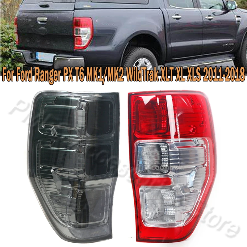 

For Car Rear Tail Lamp Assembly Tail Light Turn Signal Light Smoked For Ford Ranger PX T6 MK1 MK2 WildTrak XLT XL XLS 2011-2018