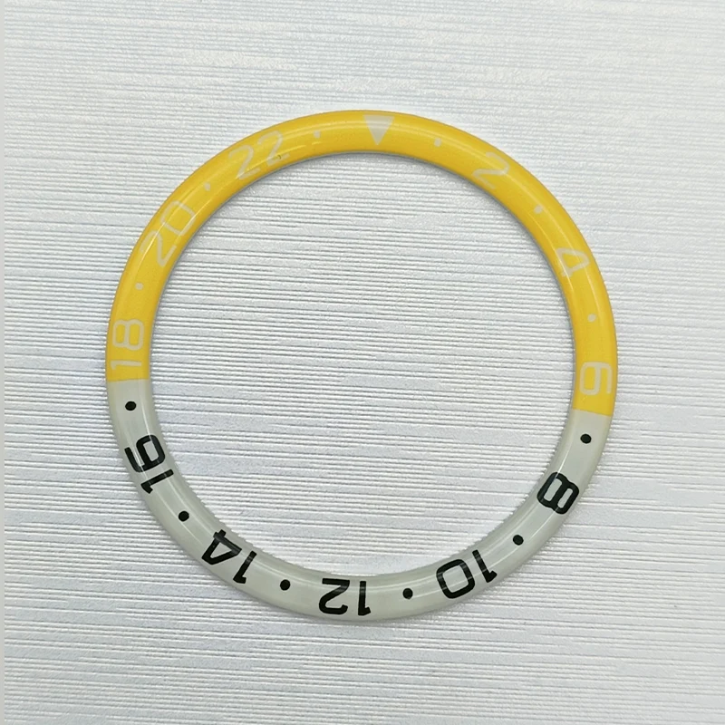 38mm SKX007 Flacher Harz-Aluminium-Lünetteneinsatz Blauer Leuchtring Passend für SKX007 SKX009 SRPD Uhrengehäuse Herren-Armbanduhr-Reparaturteile – Detail 12