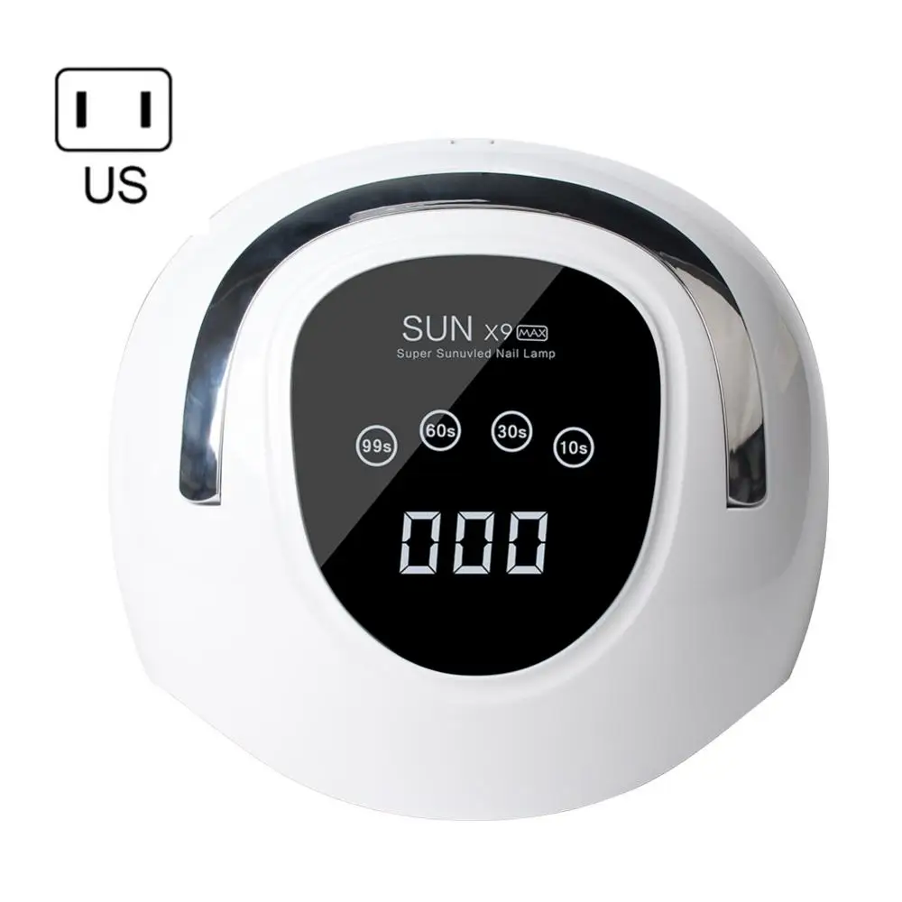 자동 센서가 있는 전문 네일 머신 램프, 빠른 건조, 4 타이머 LCD 디스플레이, 220W