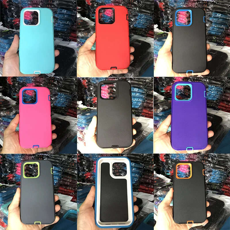 Защитный чехол для iPhone 11 12 13 14 15 Pro Max Plus Mini X XS Max XR, армированный резиновый тяжелый противоударный чехол