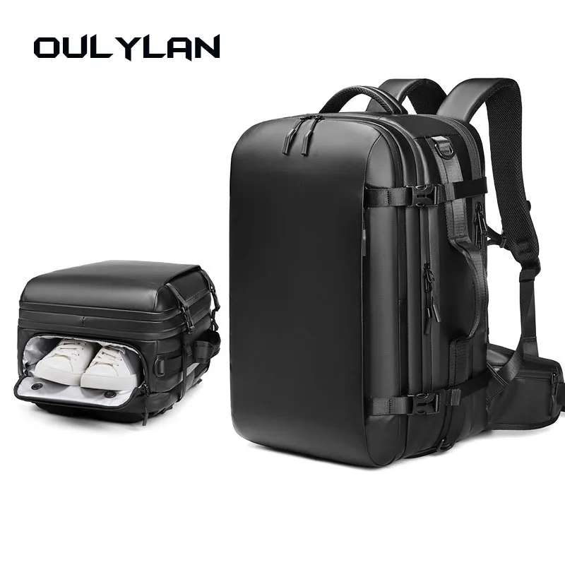 

Super Capacity Travel Backpack For Men 17.3 inch Business Laptop Backpack with Separate Shoe Bag Outdoors Waterproof Hiking Bags