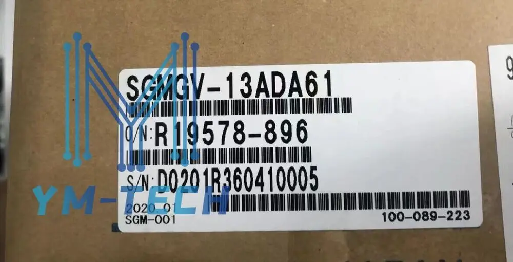 

1 шт., новый фрикционный Серводвигатель Yaskawa SGMGV13ADA61