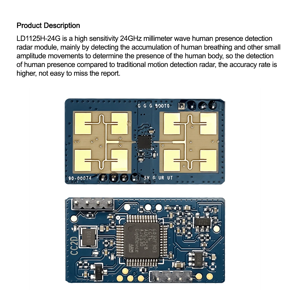 Módulo Sensor Corporal Lidar para Casa Inteligente,