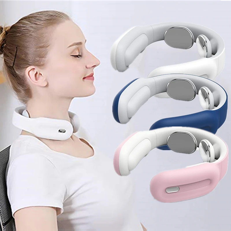 

Smart Electric Neck Massager Far Infrared Heating Pain Relief Health Care Relaxation Cervical Vertebra Physiotherapy Neck Massge