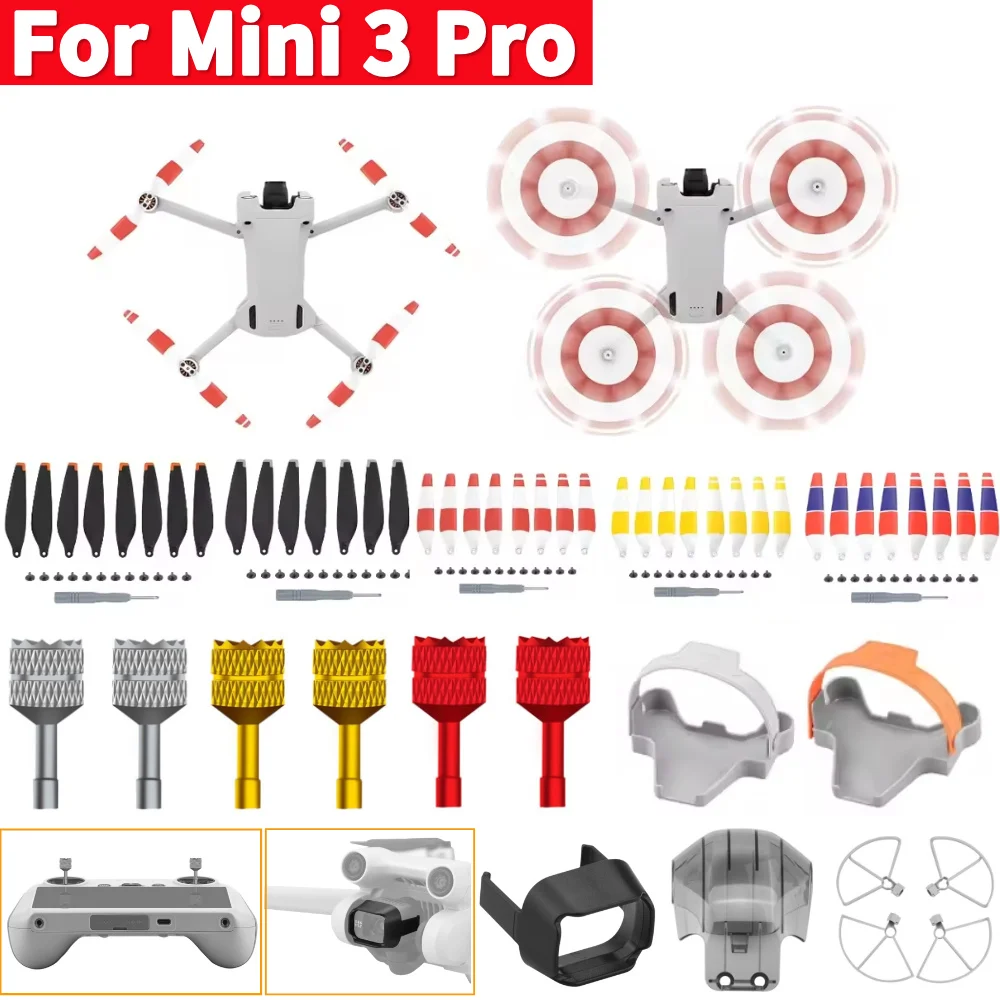Hélices de Drone DJI - Lot de 4 Pales de Rechange pour Mavic, Phantom, Inspire