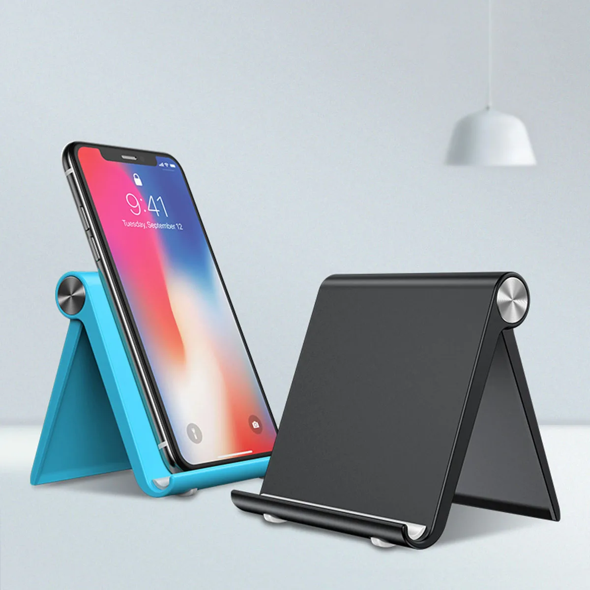 Phone Holder Stand Mobile Support Tablet Stand for iPhone Samsung & All Cell Phones Portable Mobile Holder - 4