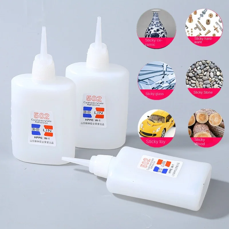 50g 502 Super Glue Instant Dry Cyanoacrylate Strong Adhesive