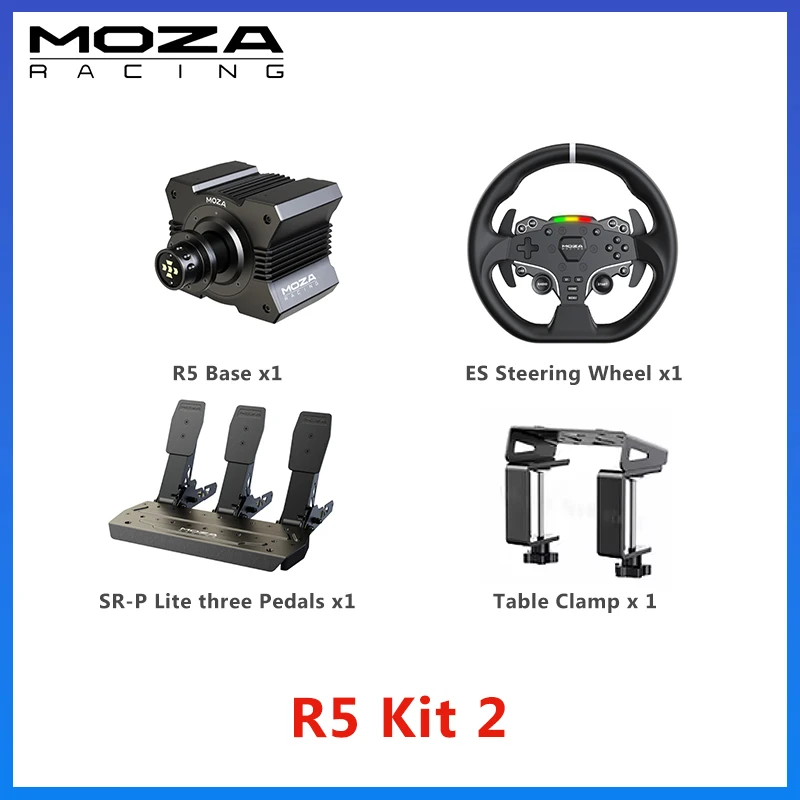 Moza Racing R5 ミナト Moza Racing R5 ミナト Moza Racing R5 Sim Racing Bundle – Sim