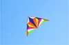 free shipping diamond rainbow delta kites windsocks cometas de viento para adultos giant kite cerf-volant shield kite toy sports 5