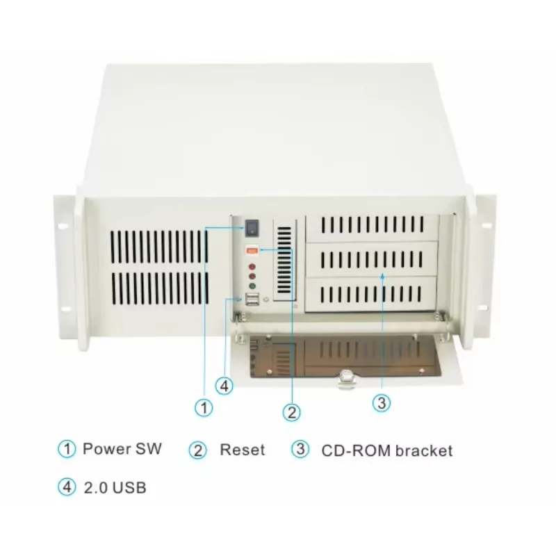 4U-4509W 프리미엄 컴퓨터 케이스 산업용 PC 케이스 산업용 컴퓨터 케이스 견고하고 내구성이 뛰어나며 맞춤 제작이 가능합니다.