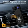 Slide Camera Lens Cover For Samsung Galaxy Z Flip 4 2022 Case Hinge Protection Magnetic Kickstand Military Shockproof Protective 5