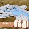 Travel Garment Bag Waterproof Business Suit Travel Bag with Shoe Pouch Duffel Bag for Carry-on Garment with Handle Zipper 6