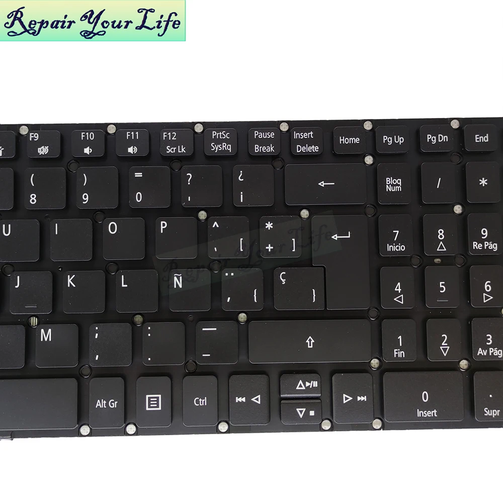 Teclado Retroiluminado para Acer Aspire Eua Pt-br Brasil Espanhol A51551 A515-51g 32ll 515j 526y 53f6 58va Lv5p-a80b A80bwl - Imagem 6