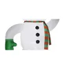 Inflatable Giant Snowman Airblown 20' w/Top Hat, Self-inflating design with included stakes and tethers,Measures 20H x 11.81W 2