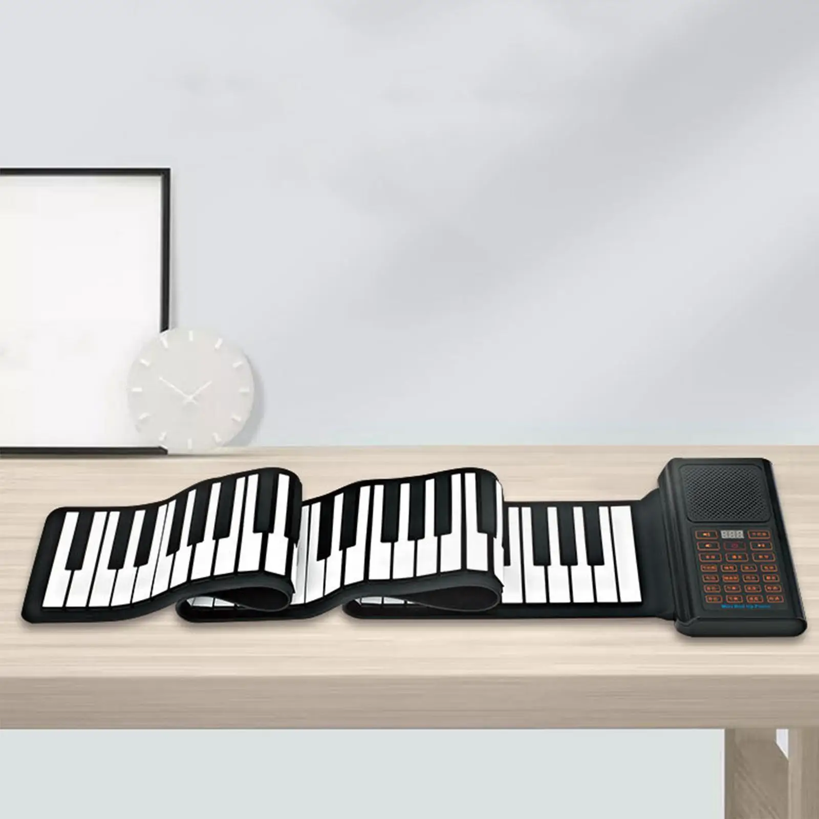 88 Keys Roll up Flexible Piano Travel Piano Silicone Electronic for Kids for Home Gifts Holiday Gift Children Adults