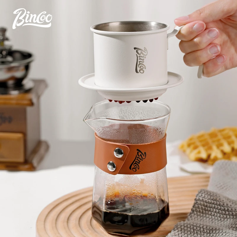 Bincoo Vietnamese Coffee Drip Filter Small French Press pot Portable Cup Stainless Steel Vietnamese Coffee Maker for Camping 1 Bincoo Vietnamese Coffee Drip Filter Small French Press pot Portable Cup Stainless Steel Vietnamese Coffee Maker for Camping 1