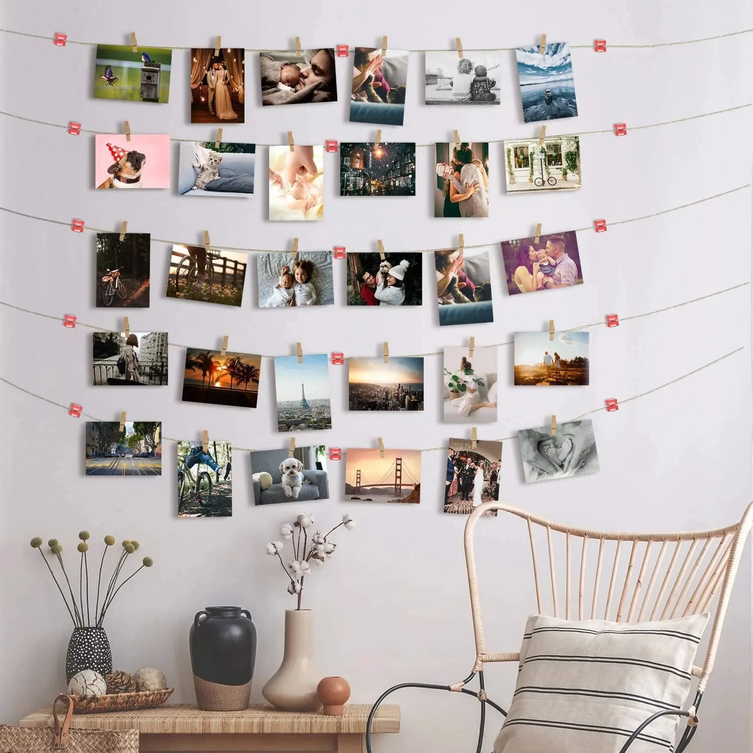 Description Picture 5 of item10PCS Cable Organizer Clips Cable Management Wire Manager Cord Holder USB Charging Data Line Bobbin Winder Wall Mounted Hook