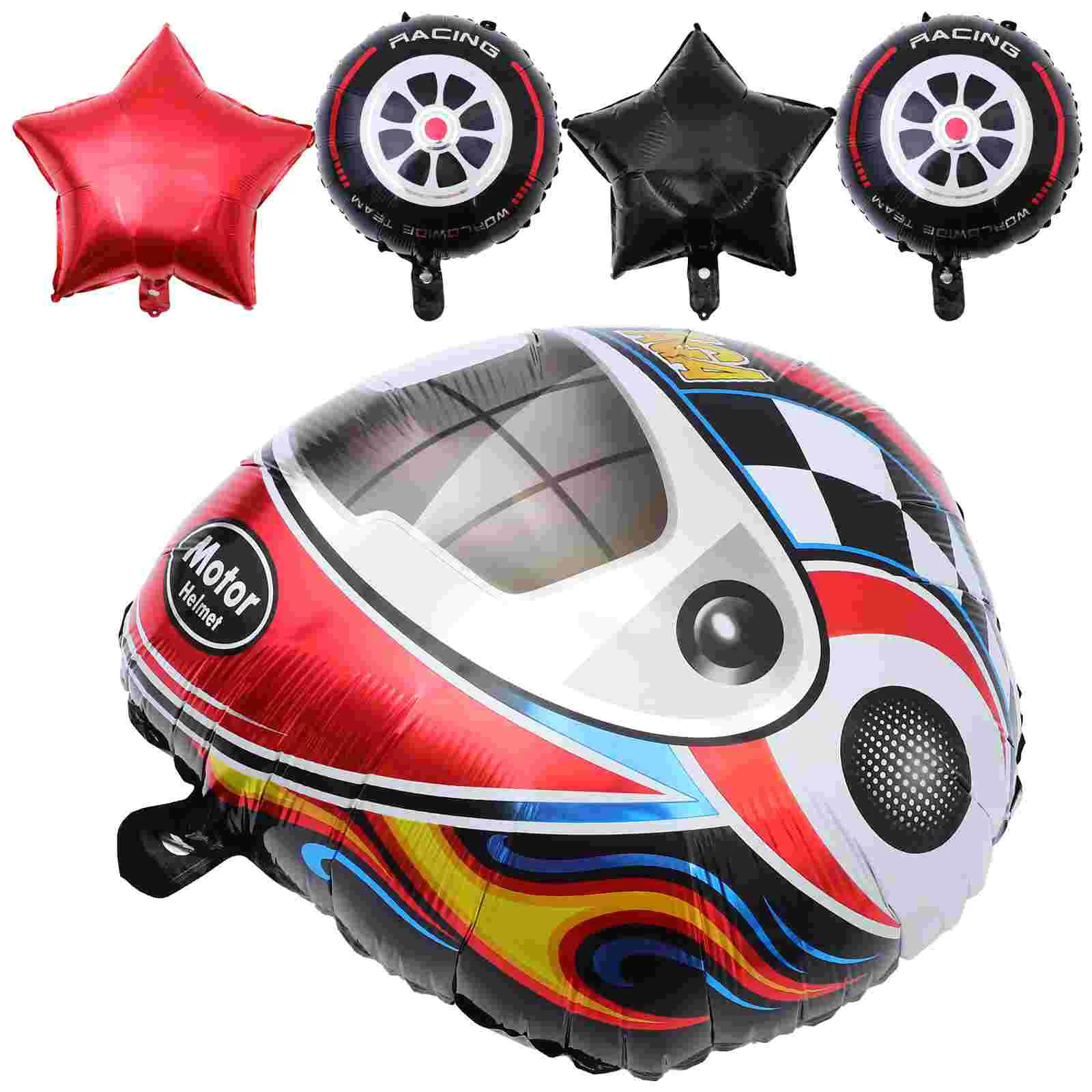 

Balloons Cars Party Supplies Decor Decorations Aluminum Film Birthday Racing Themed