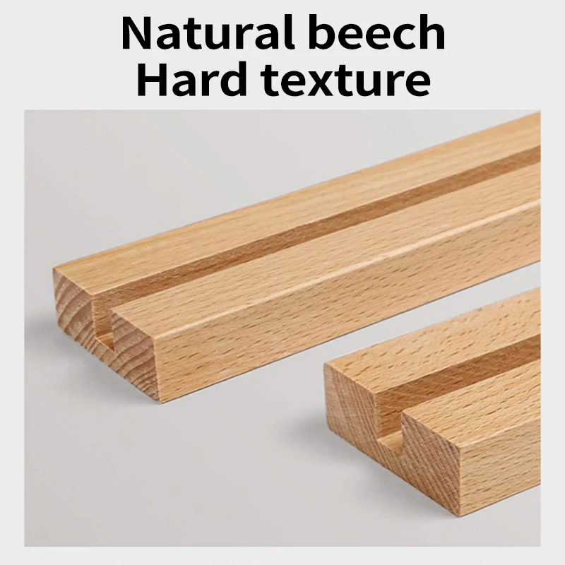 Suitable For A4/A5/A6 Panel Matural Wood Name Note Clip Photo Clip Business Card Clip Desktop Message Clip 3