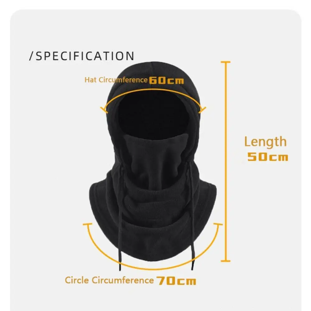 Fashion Polar Fleece Balaclava Windproof Winter Warmer Winter Hat Full Face Ski Mask Caps Cycling