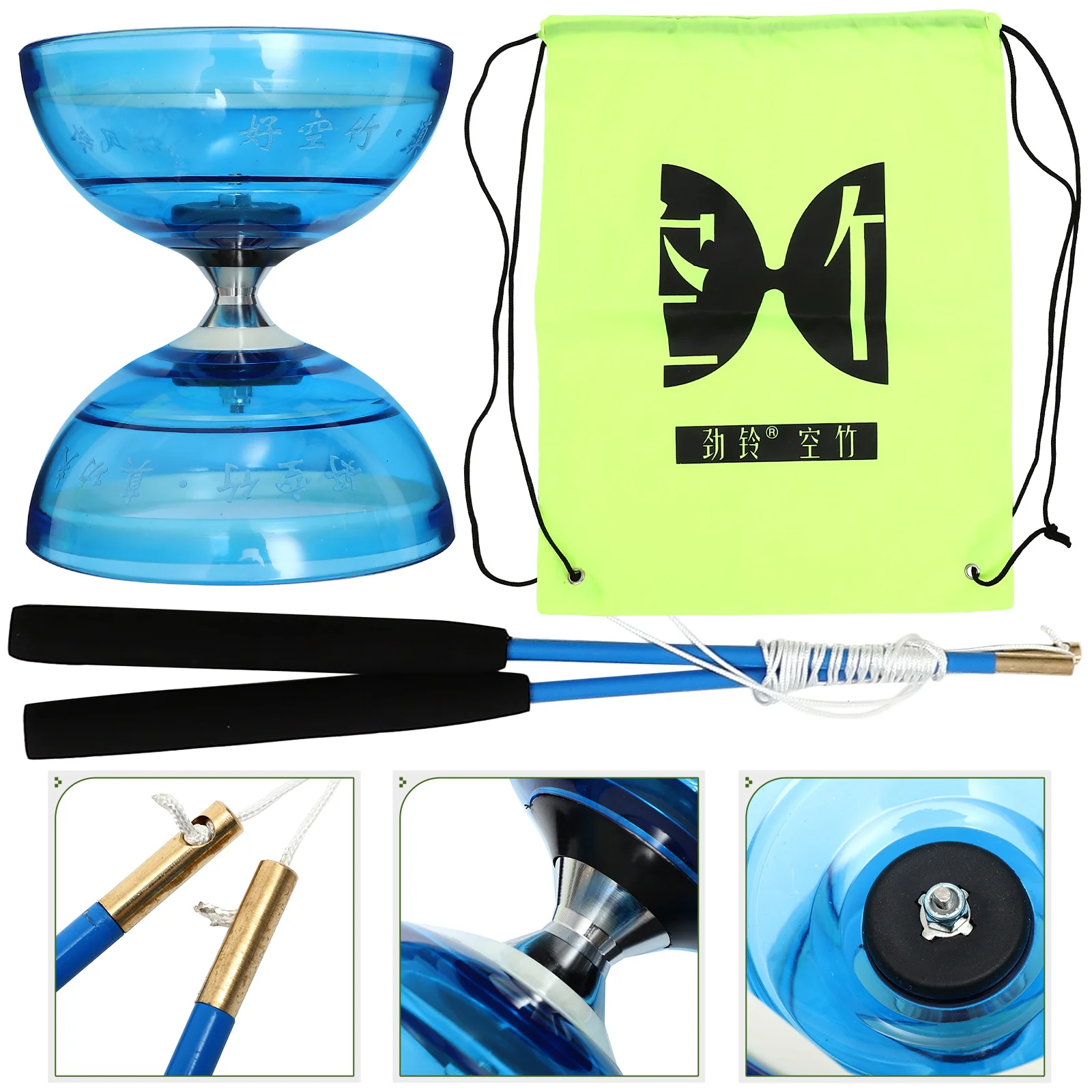 

Professional Diabolo Diabolo Elderly Bearing Kids Juggling Material Professional Tpu People Double-end Fitness Toddler