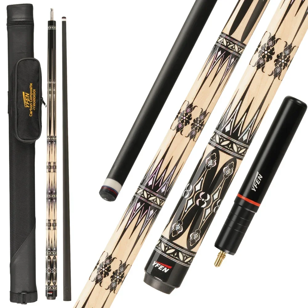 ビリヤード Yfen Carbon Fiber Cue Wavy Joint ビリヤード Yfen Carbon Fiber Cue Wavy Joint ビリヤード Yfen Carbon
