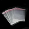 100pcs Self Adhesive Plastic Bag Clear Jewelry Packaging 10x15cm 3.94"x5.91" 1