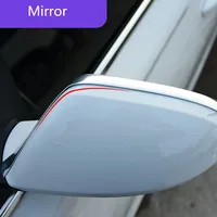 3M/5M Chrome Moulding Trim Car Door Protector Stickers Strip Bumper Grill Car Anti-Collision Tape Door Edge Guard Plate Sticker 6