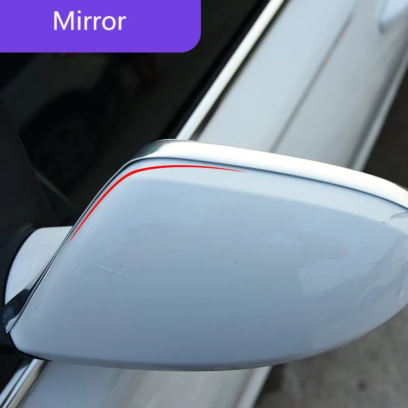 3M/5M Car Chrome Silver Trim Strip PVC Universal Scratch-Proof Protector  Auto Door Window Bumper Body Decor Styling Moulding