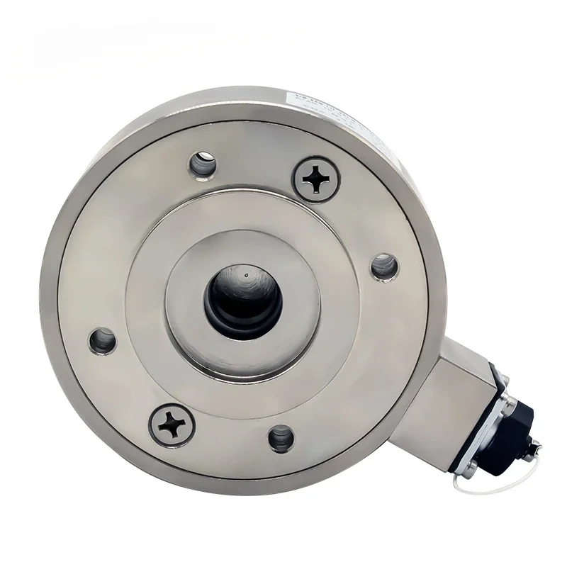 

high-precision film weighing force measuring controller through-axis tension sensor Ring torsion compression load cell