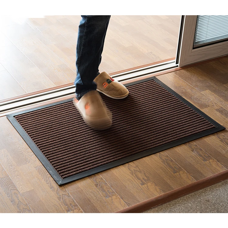 

Protect Floor Waterproof Recycle Rubber Backing Entrance Rug Entrance Doormat Door Mat