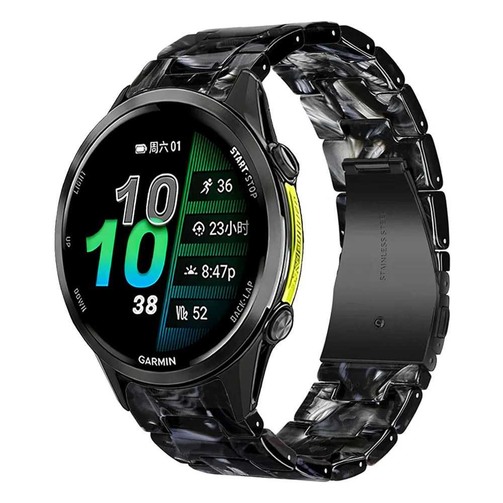 Resin Strap: Comfortable Bracelet for Smartwatches (20mm/22mm)