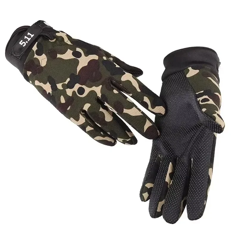 Fishing Gloves Bicycle Gloves Men Women Lightweight Breathable Non-Slip Full Finger Outdoor