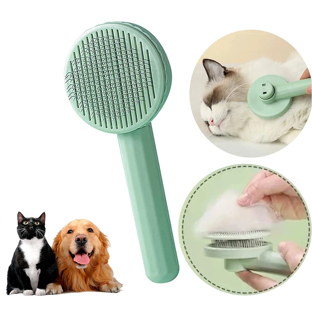 DogBrushCatBrushAnimalHairBrushBrushRemovesPetHairsPet
