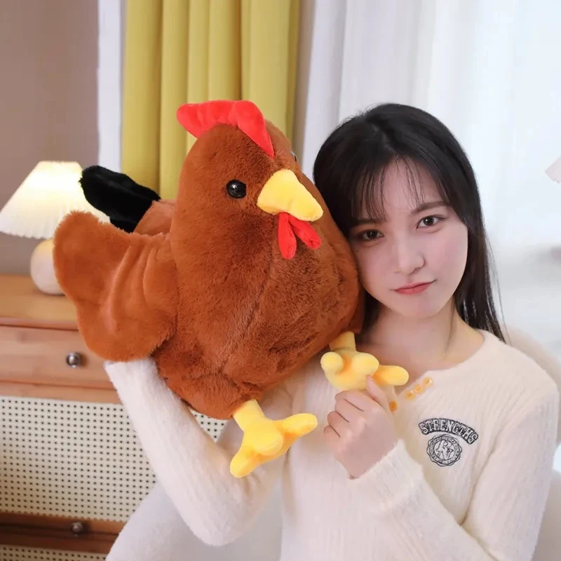 

30/40cm Lovely Chicken Plush Doll Toys Children Animal Hen Plush Toy Boys Girls Sleeping Soft Stuffed Chick Doll Birthday Gift