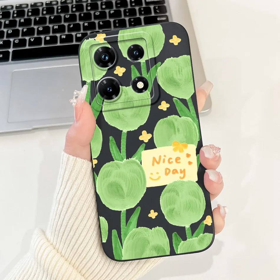 Elegant Painted Soft Silicone Shockproof Phone Case