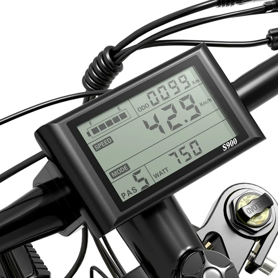 S900 Display E Bike Display ECOTRIC 48V LCD S900 Display Replacement For Hammer ...