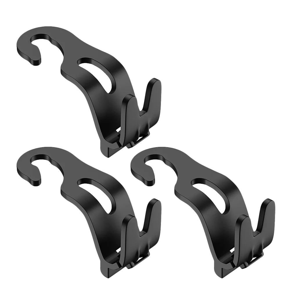 

3pcs Car Hooks Car Headrest Hooks Car Back Seats Hangers Car Organizers