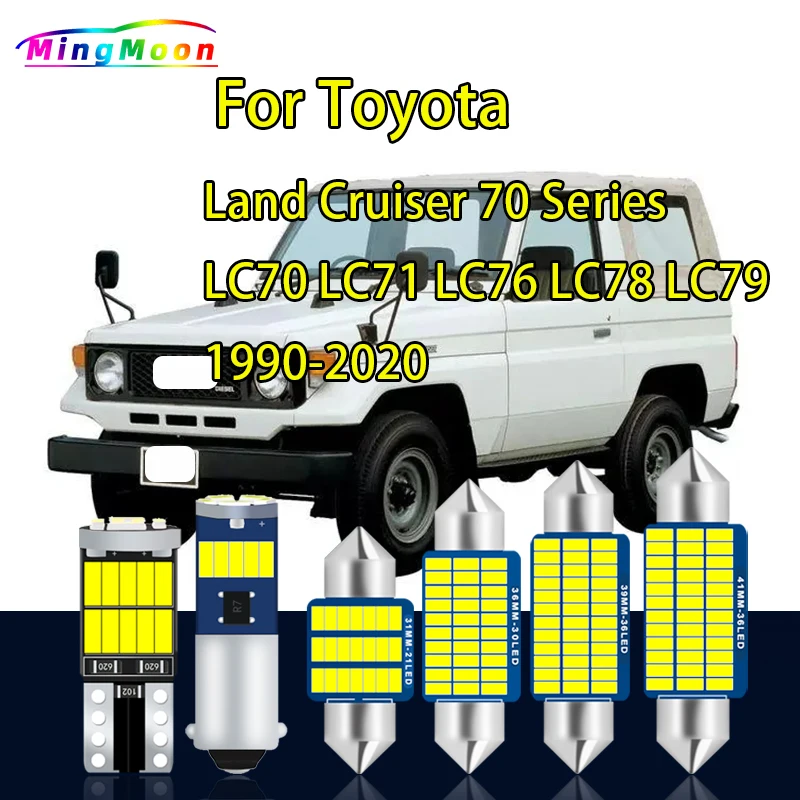 10-Piece LED Interior Light Kit For 1997-2004 Mitsubishi Montero Sport - White 6000K Bulbs