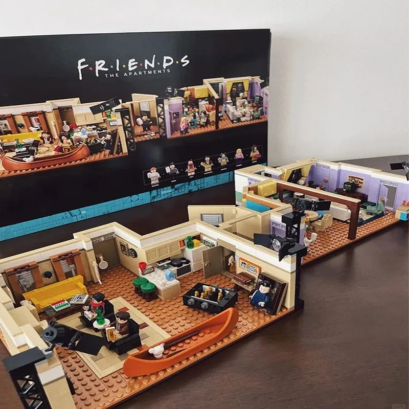Tv Serie Amerikaanse Drama Monica De Vrienden Appartementen Model Perk Cafe Building Blocks Toys 21319 10292 building blocks toys children toys
