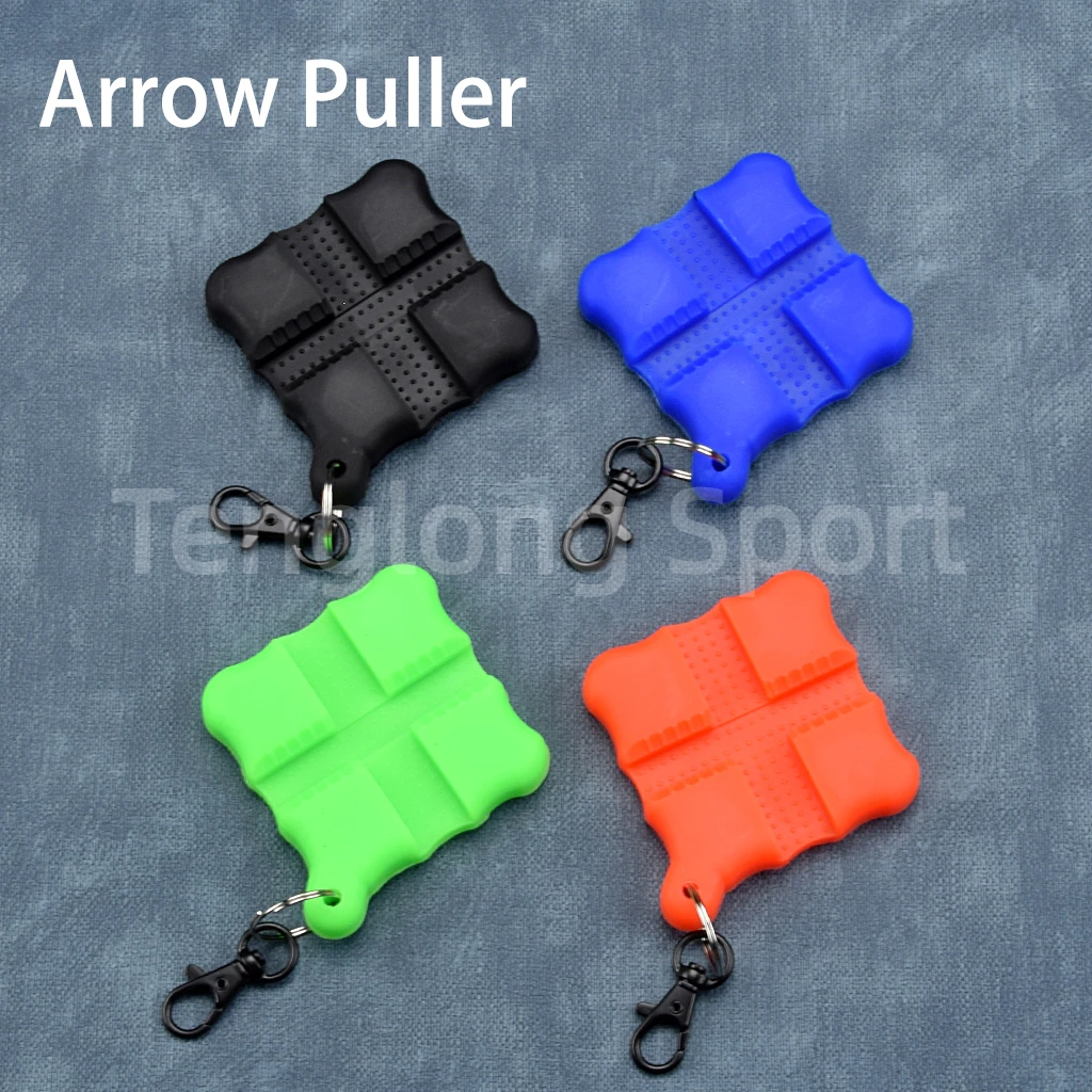 

Archery Arrow Pullers Square Rubber Belt Clip Arrow Gripper Suitable for Left And Right Hands 1pcs