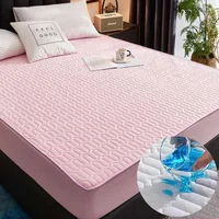 Cotton Mattress Cover Waterproof  Thickened Urine Cartoon Bed cover Family with Children and Pets Bedroom Protection Cover 3