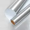 PVC Metal Brushed Gold Silver Removable Wallpaper Decor Film Vinyl Waterproof Oil-proof House Appliance Kitchen Elevator Sticker 2