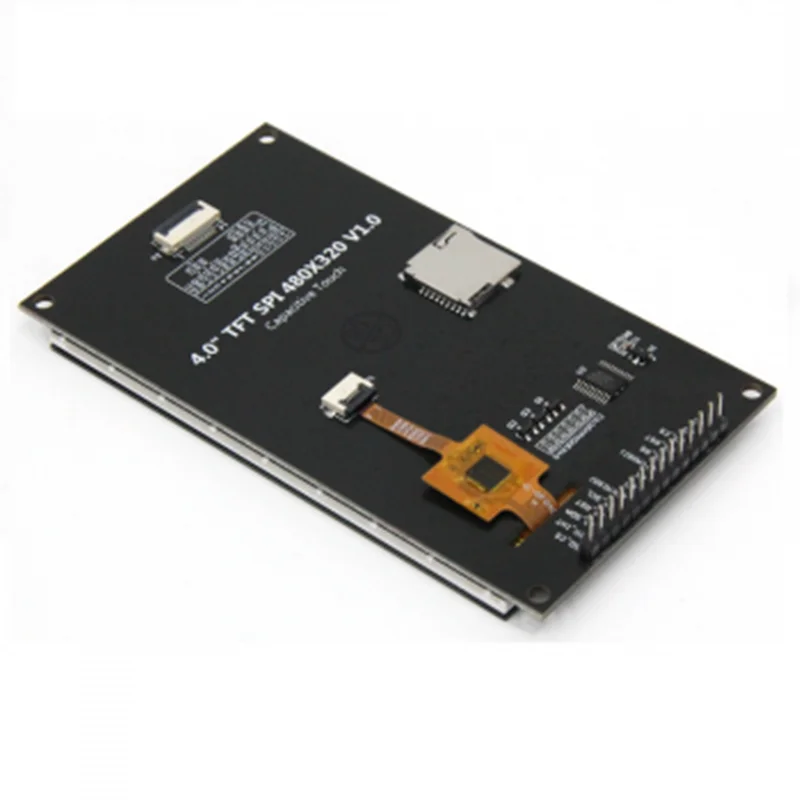 Display LCD TFT 4.0 Pollici Touch Screen - Risoluzione 480x320, Chip ILI9488, Slot SD, 14 Pin
