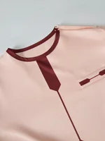 2024 Kaftan Elegant African Men's Set 2 Pieces Outfits Long Sleeve Ethnic Tops And Pants 4