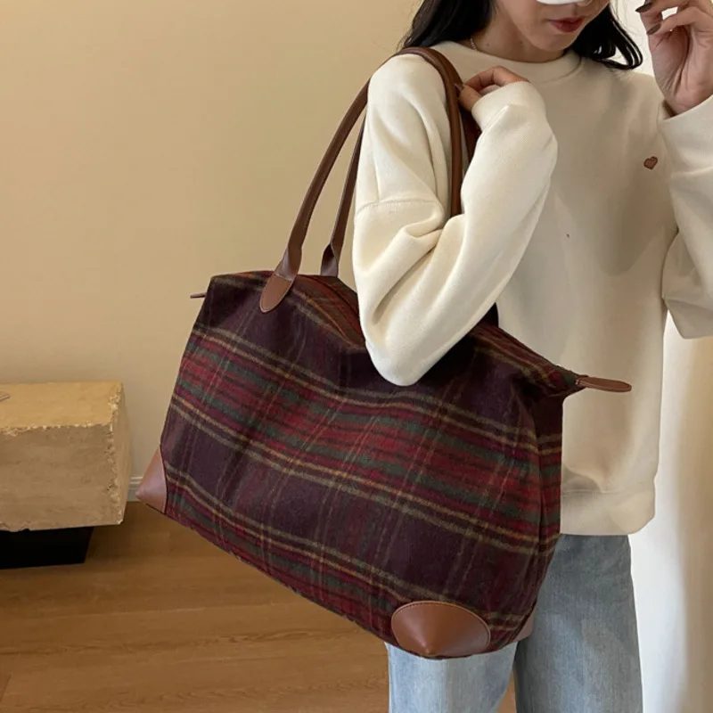 Large Capacity Travel Bag Short Distance Business Trip Accommodation Fitness Training Storage Bag Unisex High Quality Multicolor