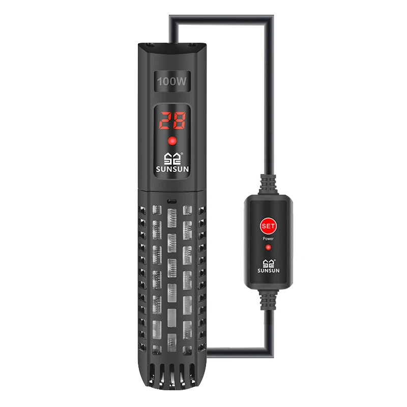 Calentador sumergible para acuario, calefactor para tanque de peces, con pantalla LCD, varilla para calentar agua ajustable digital, de temperatura constante, 500W|Productos de de temperatura| - AliExpress