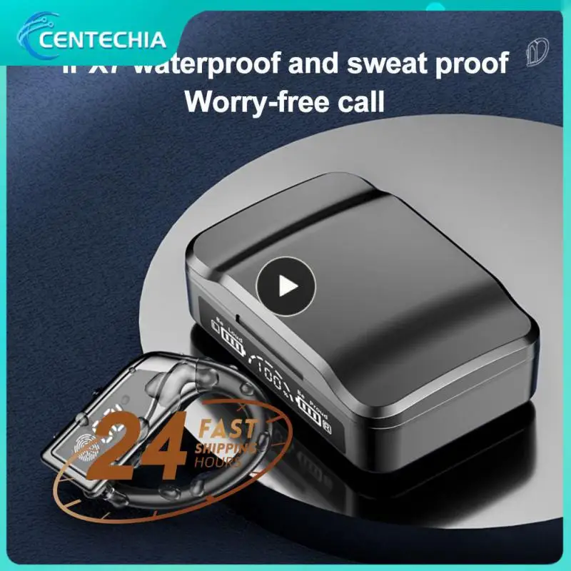 

Беспроводные наушники с длительным временем работы от аккумулятора и голосовым помощником, умные наушники-вкладыши с сенсорным управлением и дисплеем